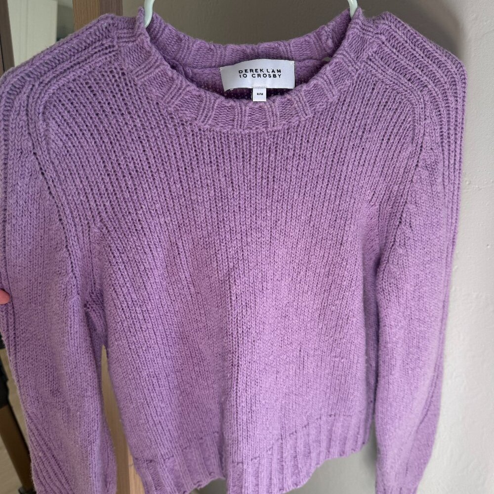 DerekLam Io crosby purple sweater
